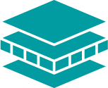 Teal icon representing materials and generation.