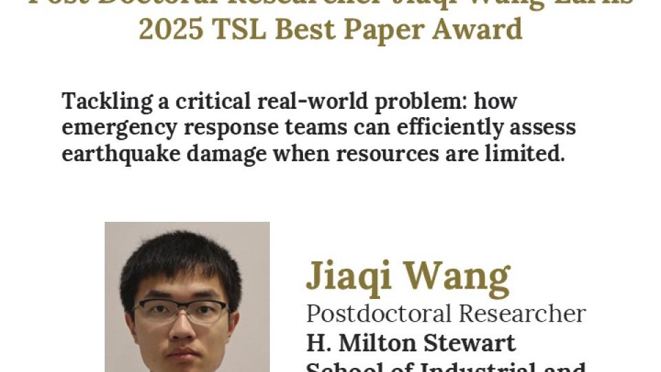 Postdoctoral Researcher Jiaqi Wang