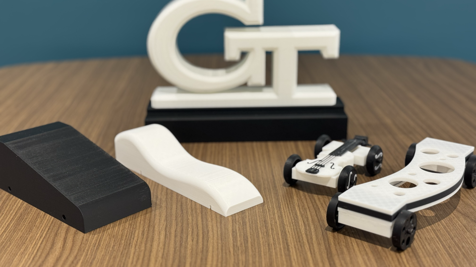 <p>Students across Georgia are designing and 3D printing pinewood derby cars as part of a new hands-on advanced manufacturing initiative.</p> Students across Georgia are designing and 3D printing pinewood derby cars as part of a new hands-on advanced manufacturing initiative.